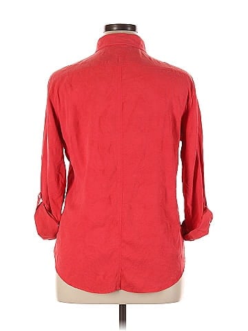 Chico's Design 3/4 Sleeve Silk Top (view 2)