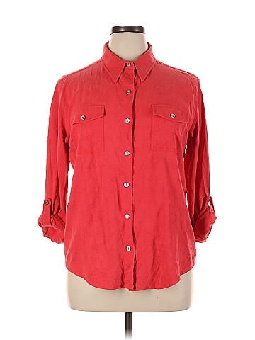 Chico's Design 3/4 Sleeve Silk Top (view 1)