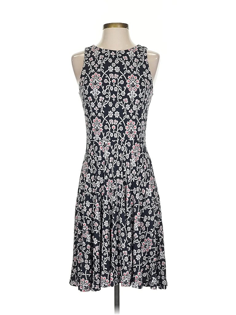 Pre-owned Ann Taylor Loft Casual Dress In Blue