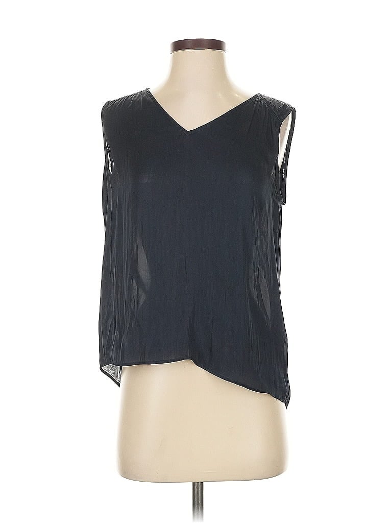 Pre-owned Banana Republic Sleeveless Blouse In Black