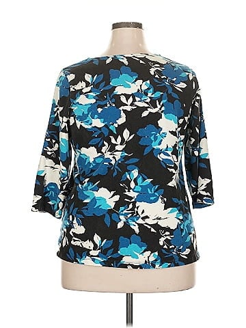 Jessica London 3/4 Sleeve T-Shirt (view 2)