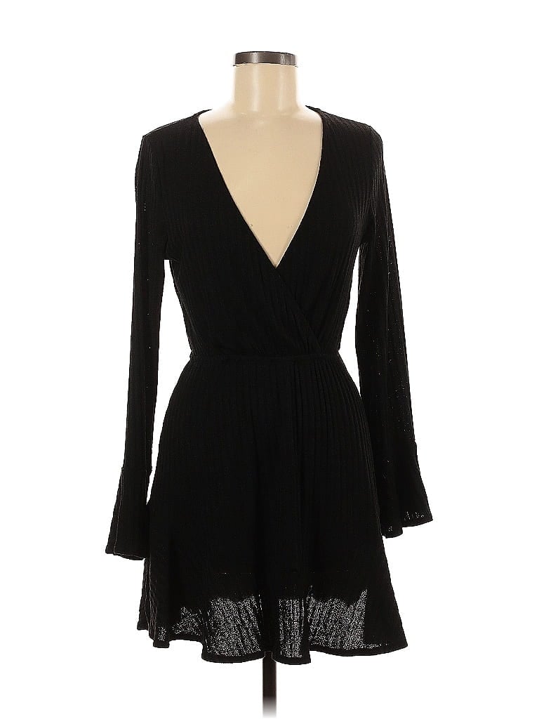showpo 100% Rayon Black Cocktail Dress Size 6 - photo 1