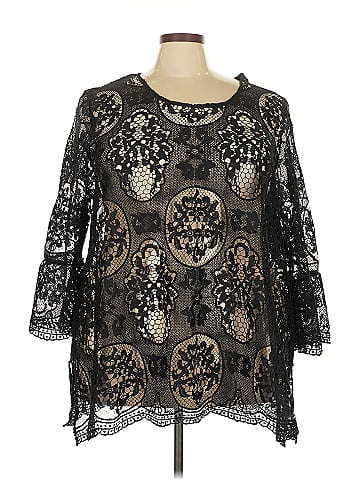 Catherines 3/4 Sleeve Blouse (view 1)