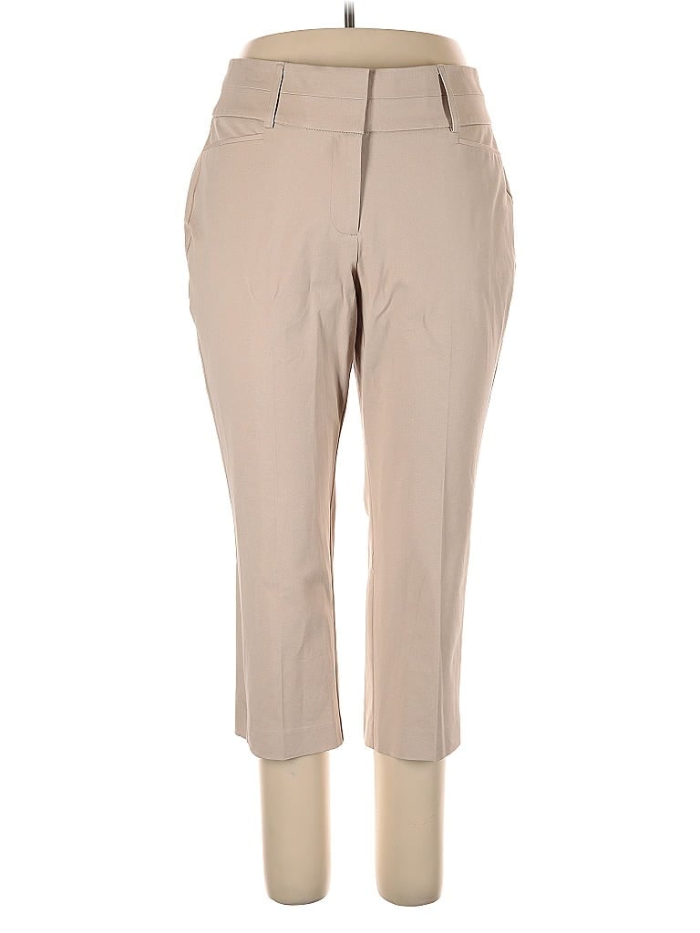 Pre-owned Lane Bryant Casual Pants In Brown