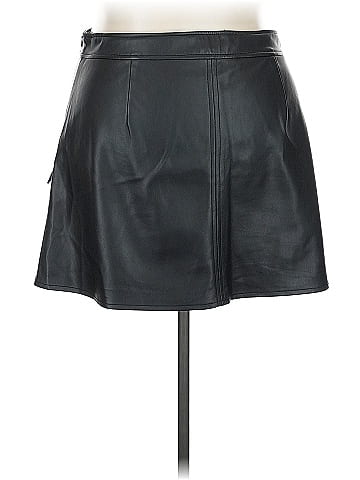 River Island Faux Leather Skirt (view 2)