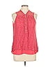 Soho JEANS NEW YORK & COMPANY Red Sleeveless Blouse Size L - photo 1