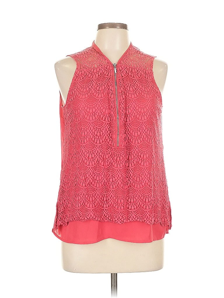 Soho JEANS NEW YORK & COMPANY Red Sleeveless Blouse Size L - photo 1