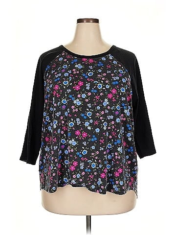 Woman Within 3/4 Sleeve T-Shirt (view 1)
