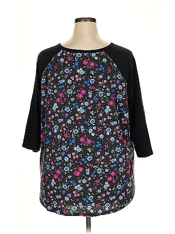 Woman Within 3/4 Sleeve T-Shirt (view 2)
