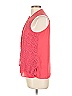 Soho JEANS NEW YORK & COMPANY Red Sleeveless Blouse Size L - photo 4