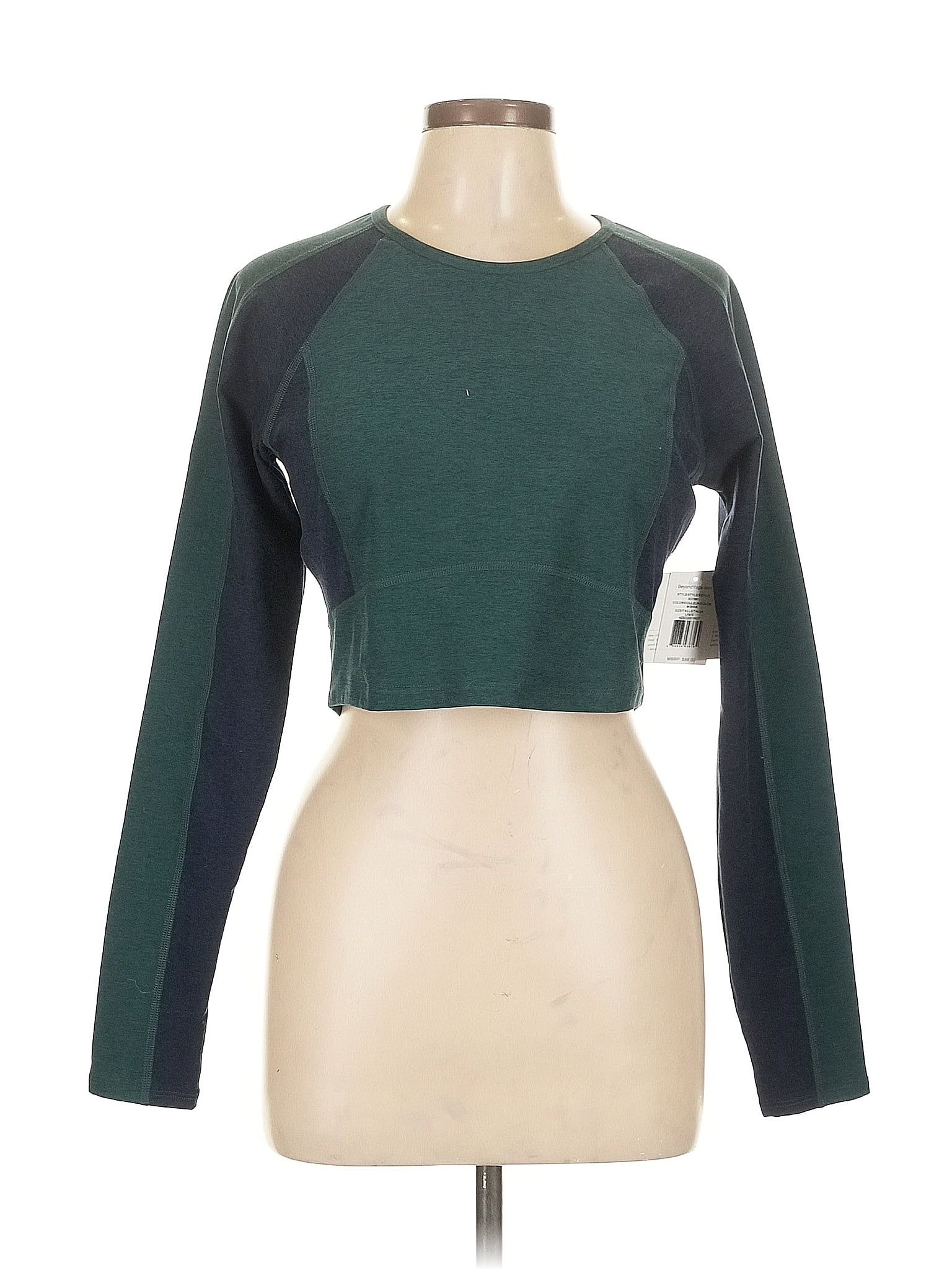 Beyond Yoga Green Long Sleeve T-Shirt Size L