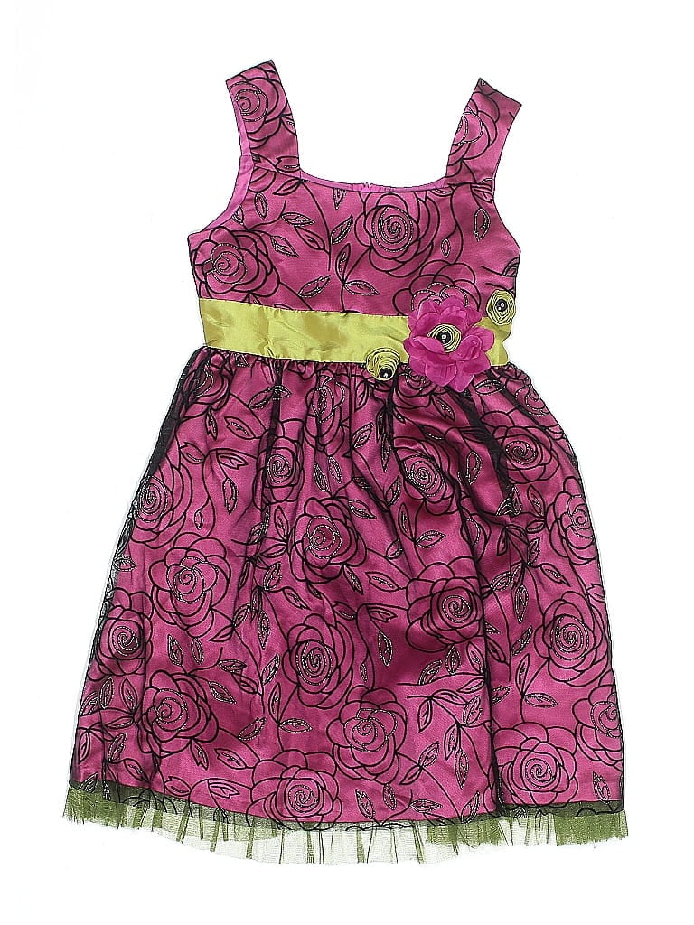 Click to view more detailed imagery on our partner's website Pre-owned Bonnie Jean Kids' Dress In Pink