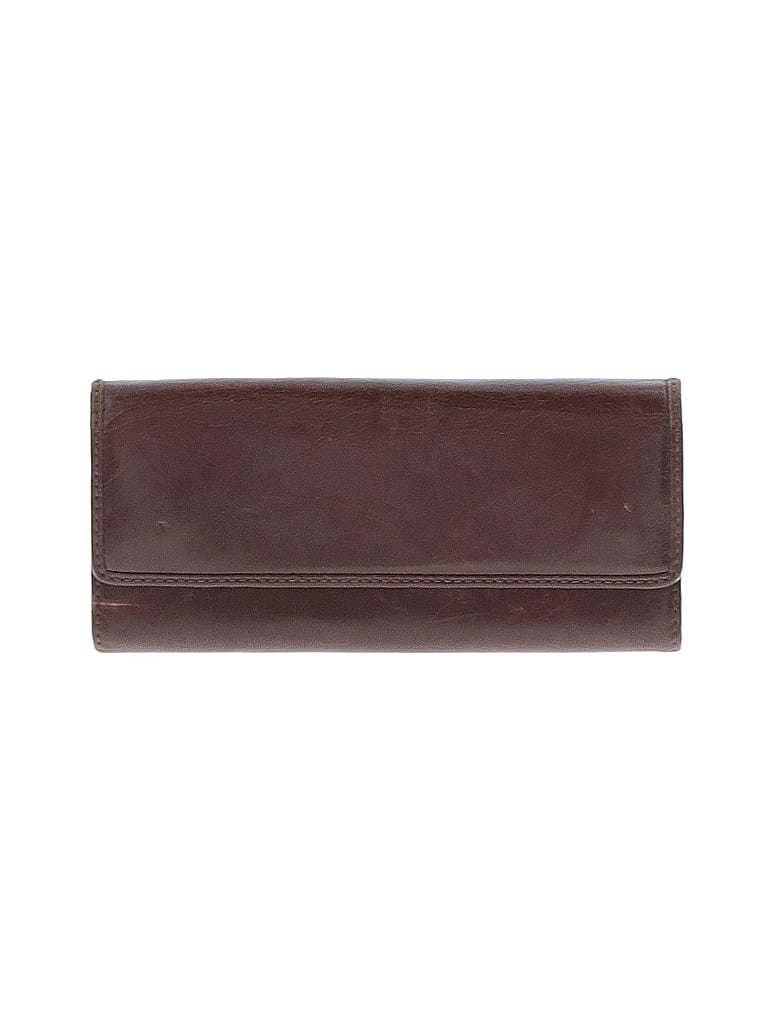 Hobo The Original Burgundy Brown Leather Wallet One size - photo 1