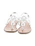 Wonder Nation Silver White Sandals Size 3 (baby) - photo 2