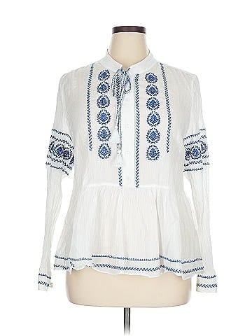 Derek Lam 10 Crosby Long Sleeve Blouse (view 1)