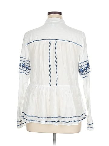 Derek Lam 10 Crosby Long Sleeve Blouse (view 2)