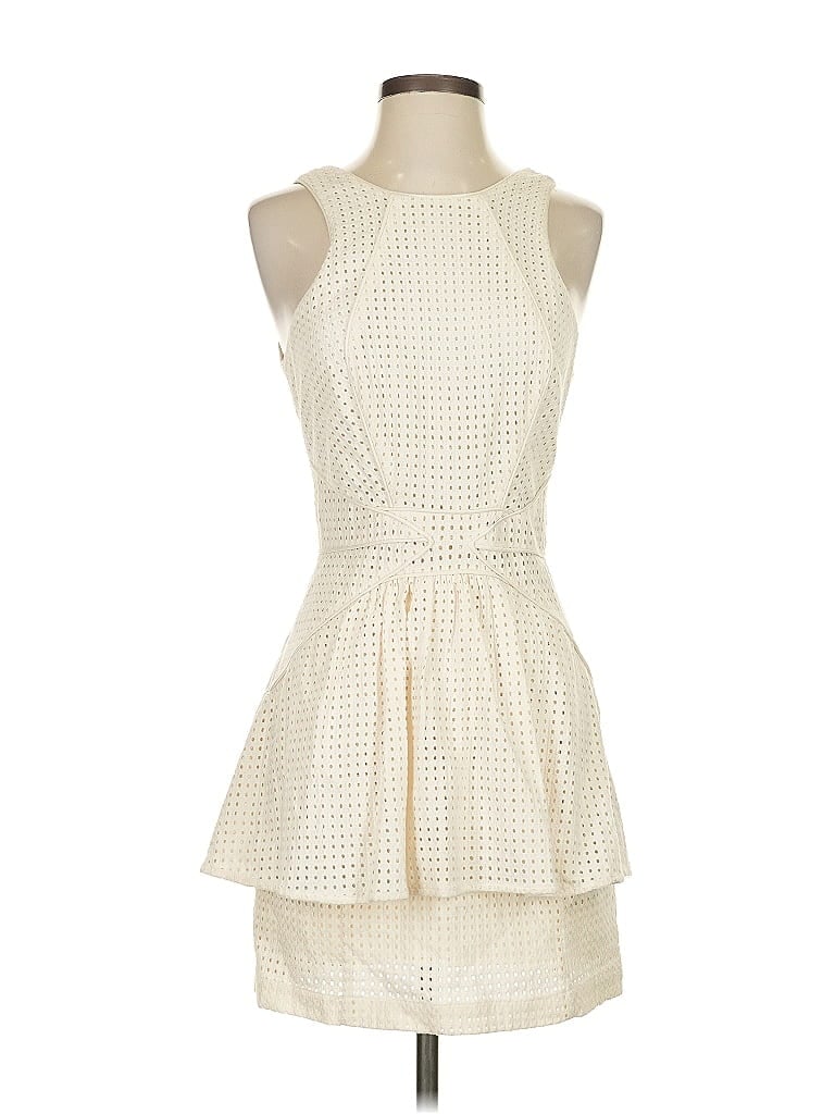Pre-owned Addison Cocktail Dress In White