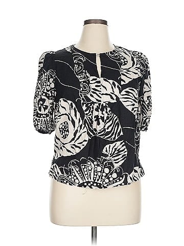 Christian Siriano New York Short Sleeve Blouse (view 1)