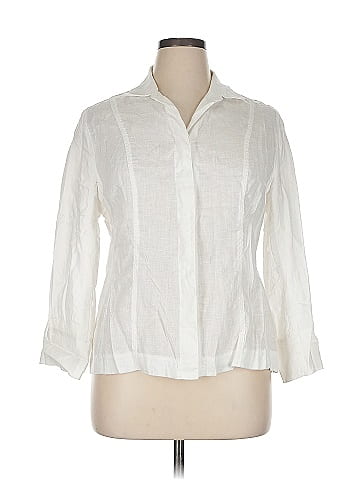 Ellen Tracy 3/4 Sleeve Button-Down Shirt (view 1)