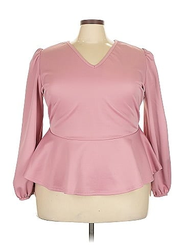 Ashley Stewart Long Sleeve Blouse (view 1)