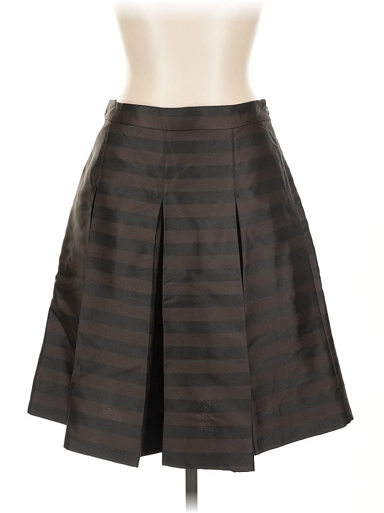 Pre-owned Halogen Formal Skirt In Brown