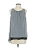 Daniel Rainn 100% Polyester Gray Black Sleeveless Blouse Size S - photo 1
