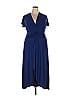 IMAN Blue Casual Dress Size 2X - photo 1
