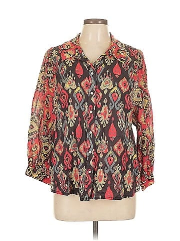 Forever That Girl for Anthropologie 3/4 Sleeve Blouse (view 1)