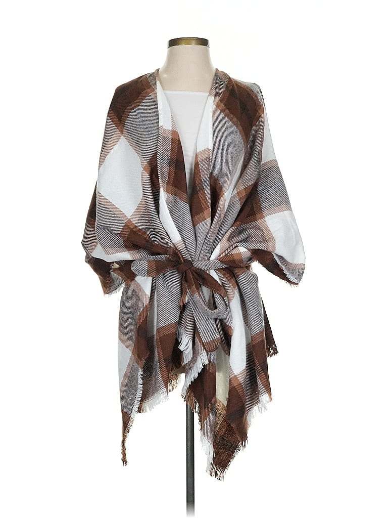 Click to view more detailed imagery on our partner's website Pre-owned David & Young Poncho In Brown