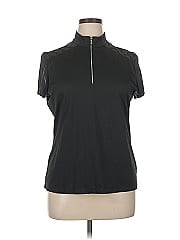 Tail Short Sleeve Turtleneck