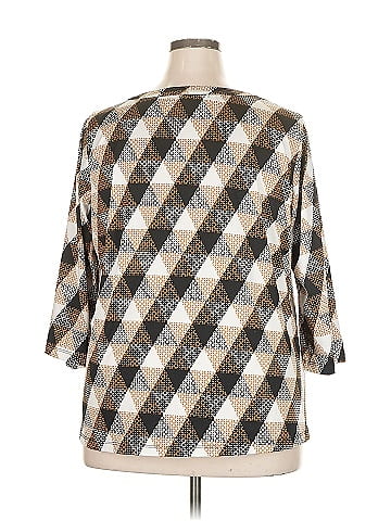 Notations 3/4 Sleeve Blouse (view 2)