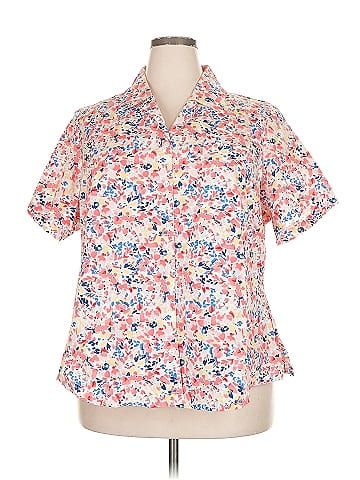 Karen Scott Short Sleeve Blouse (view 1)