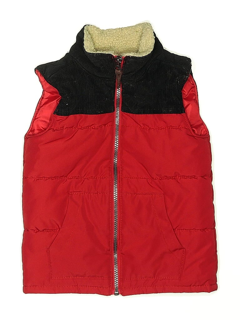 Pre-owned Carter's Kids' Vest In Red