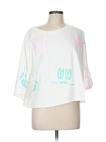 Peach Love 3/4 Sleeve Top (view 1)