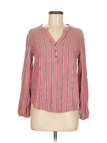 Pink Rose Long Sleeve Blouse (view 1)