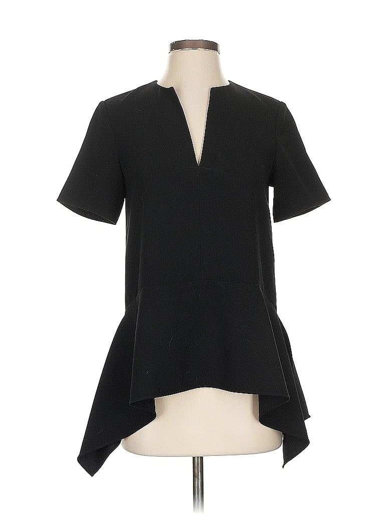 Pre-owned Alexander Wang T Short Sleeve Blouse In Black