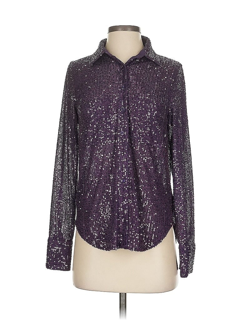 SUNDAY IN BROOKLYN Pre-owned Long Sleeve Blouse In Purple