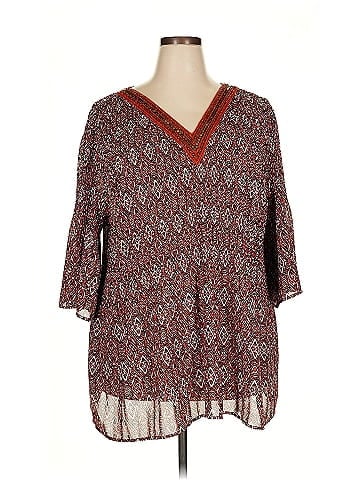 Catherines 3/4 Sleeve Blouse (view 1)