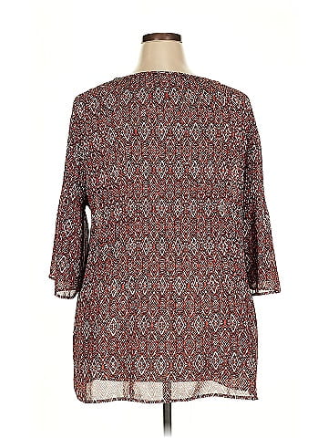 Catherines 3/4 Sleeve Blouse (view 2)
