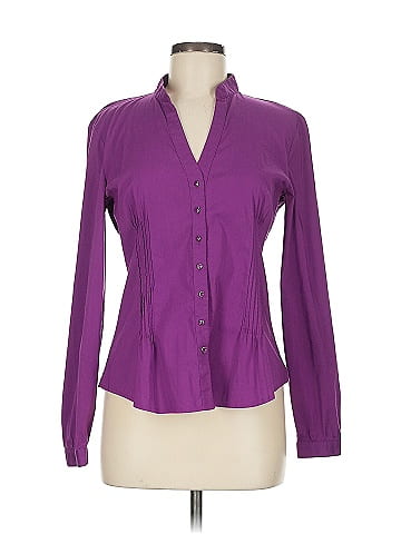 Express Design Studio Long Sleeve Blouse (view 1)