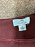 CeCe Burgundy Long Sleeve Top Size XS - photo 6