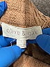 Olive and Oak Chevron-herringbone Gold Shorts Size L - photo 3
