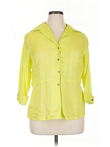 Jones New York Collection 3/4 Sleeve Button-Down Shirt (view 1)