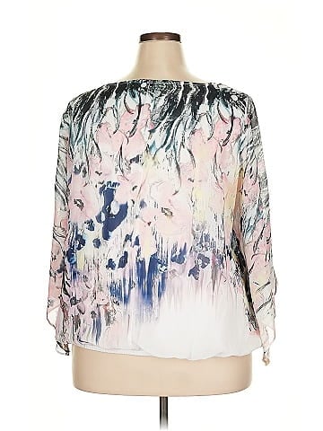 AB Studio 3/4 Sleeve Blouse (view 2)