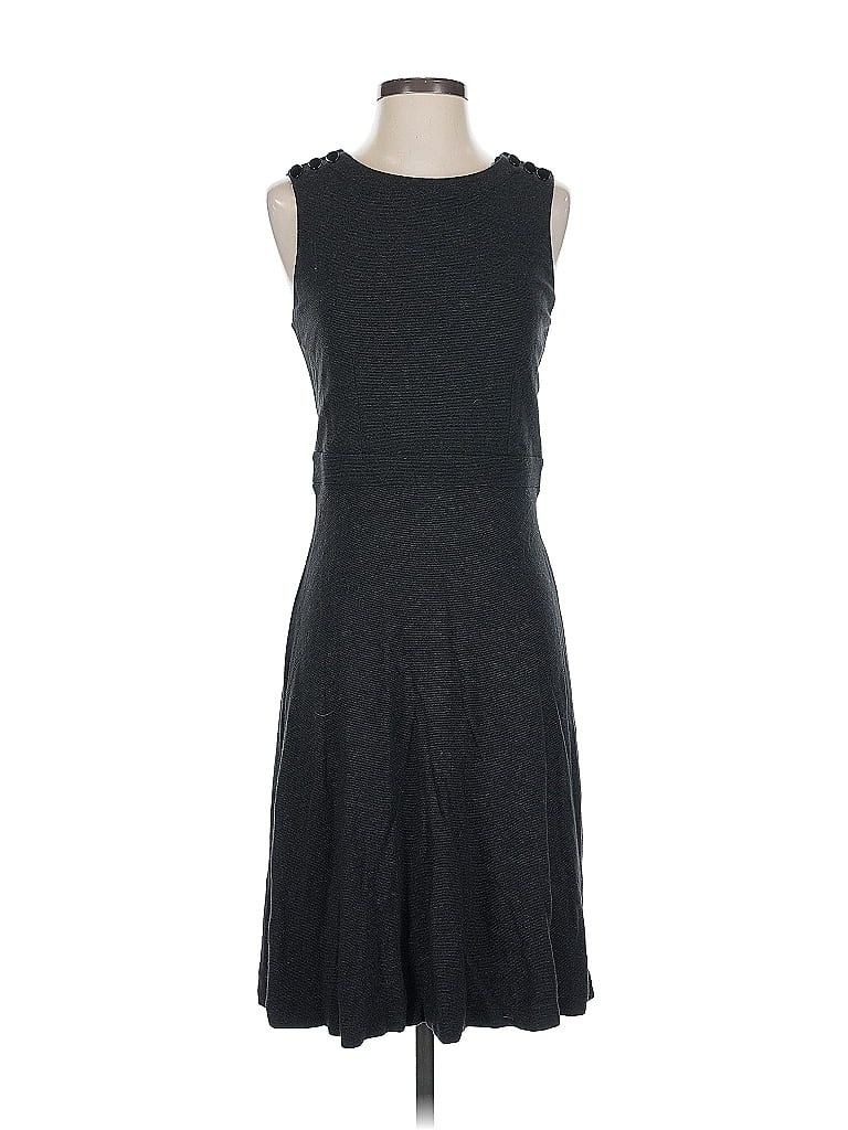 Pre-owned Ann Taylor Loft Casual Dress In Gray