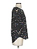 Equipment 100% Polyester Stars Black Short Sleeve Blouse Size XS - photo 4