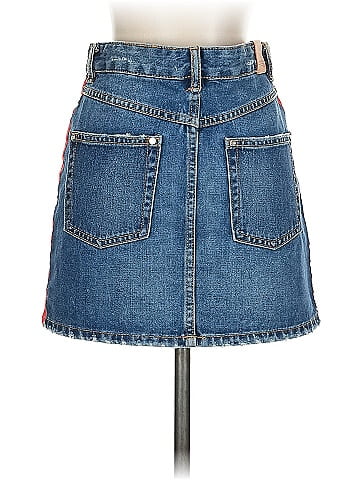 Zara TRF Denim Skirt (view 2)