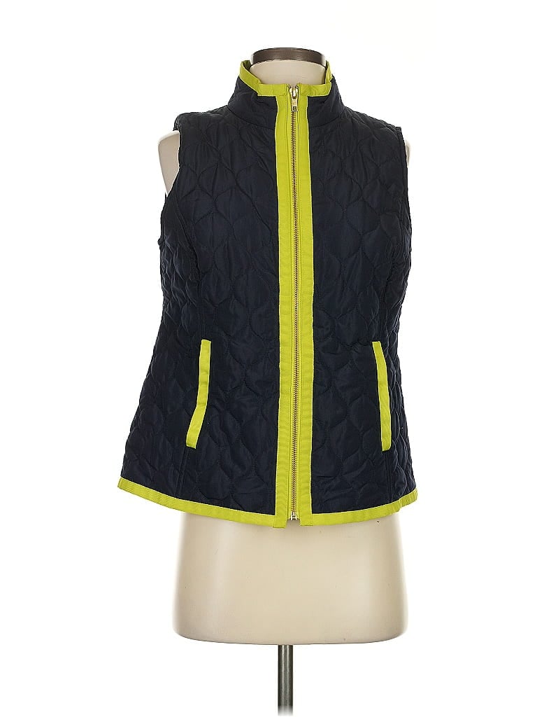 Pre-owned Crown & Ivy Vest In Blue