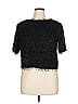 Gracia 100% Polyester Black Short Sleeve Top Size XL - photo 1