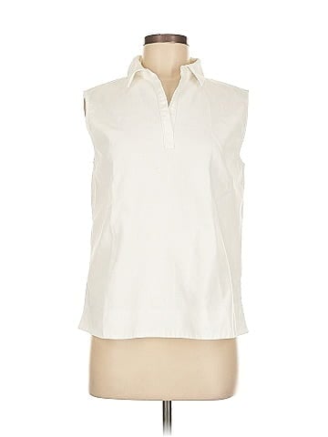 Theory Sleeveless Button-Down Shirt (view 1)